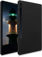 KW Θήκη Σιλικόνης Samsung Galaxy Tab S8 Plus / S7 Plus 12.4" - Black Matte (52923.01)