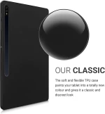 KW Θήκη Σιλικόνης Samsung Galaxy Tab S8 Plus / S7 Plus 12.4" - Black Matte (52923.01)