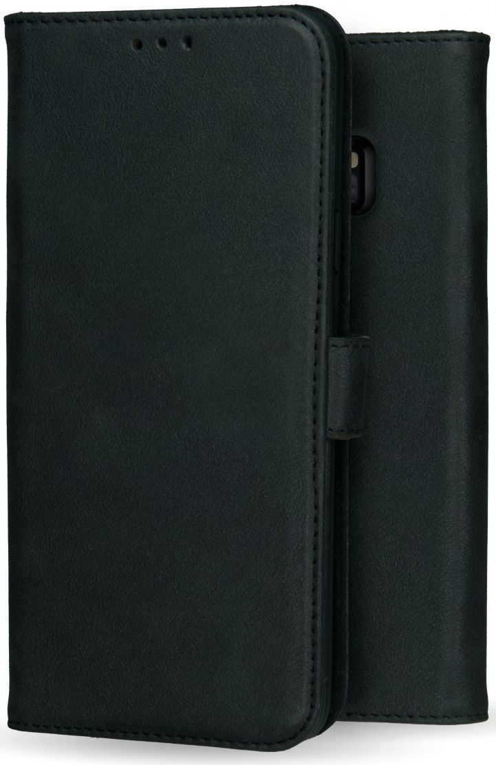 Rosso Deluxe Δερμάτινη Θήκη Πορτοφόλι Samsung Galaxy S9 - Black (8719246133640)