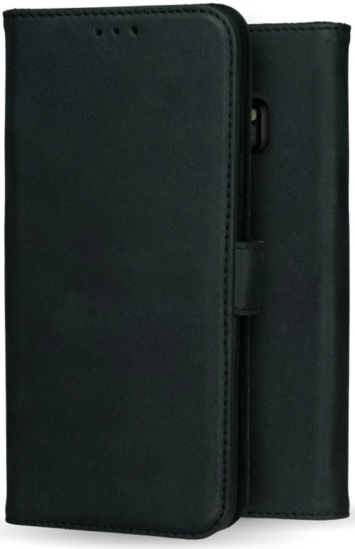 Rosso Deluxe Δερμάτινη Θήκη Πορτοφόλι Samsung Galaxy S9 - Black (8719246133640)