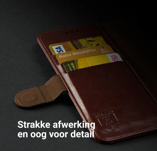 Rosso Element PU Θήκη Πορτοφόλι Motorola Moto G60S - Brown (8719246339714)