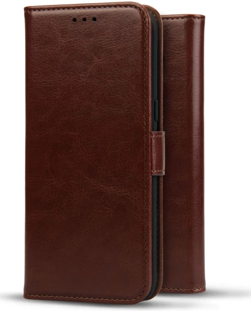 Rosso Element PU Θήκη Πορτοφόλι Motorola Moto G60S - Brown (8719246339714)