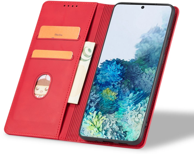 Bodycell Θήκη - Πορτοφόλι Samsung Galaxy A03s - Red (5206015067228)