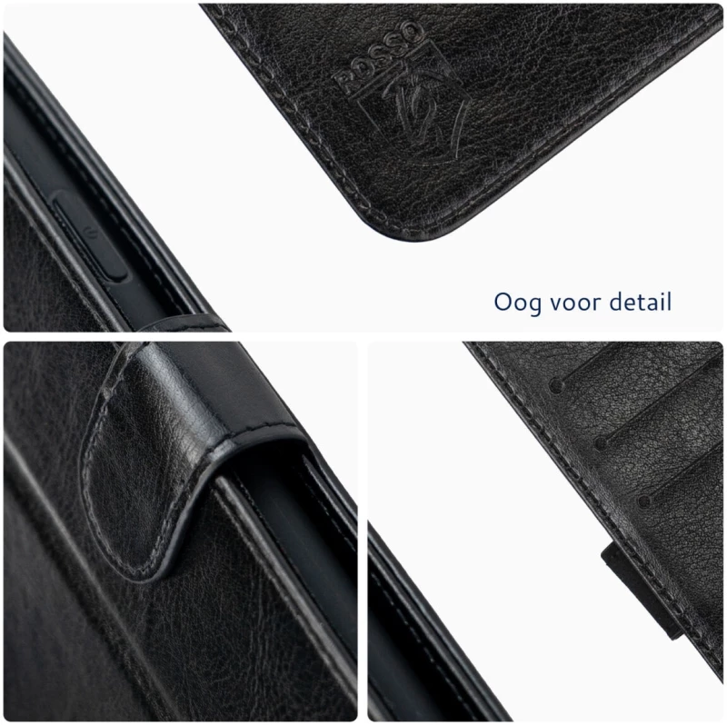 Rosso Element PU Θήκη Πορτοφόλι Xiaomi 13 Ultra - Black (8719246398773)