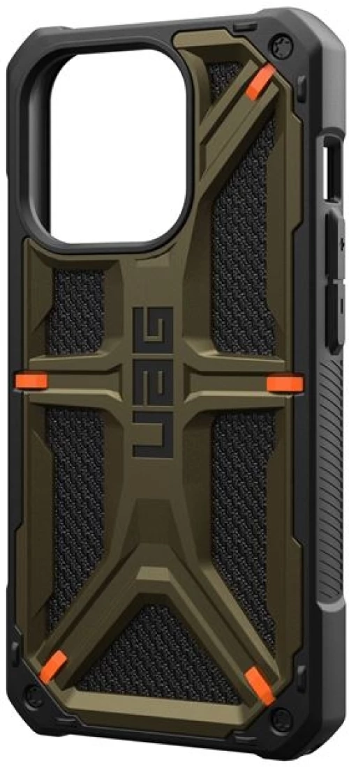 UAG Monarch - Ανθεκτική Θήκη Apple iPhone 15 Pro - Kevlar Elemental Green (11427811397B)
