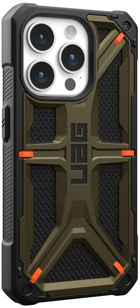 UAG Monarch - Ανθεκτική Θήκη Apple iPhone 15 Pro - Kevlar Elemental Green (11427811397B)