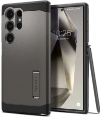Ανθεκτική Σκληρή Θήκη - Samsung Galaxy S24 Ultra - Spigen Tough Armor - Gunmetal (ACS07301)