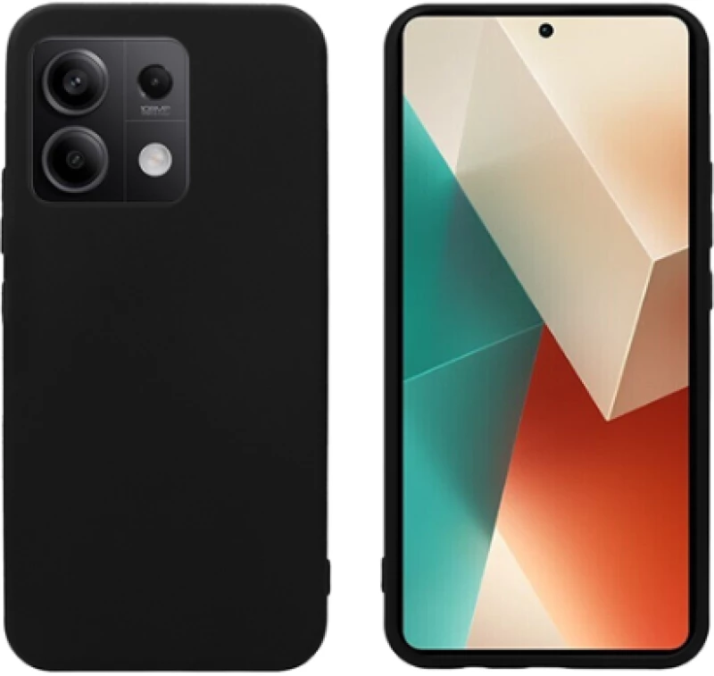 Σετ Θήκη Σιλικόνης & Tempered Glass - Xiaomi Redmi Note 13 Pro 5G / Poco X6 - Vivid Set - Transparent / Black (VIMAT352BKGLASSTN)