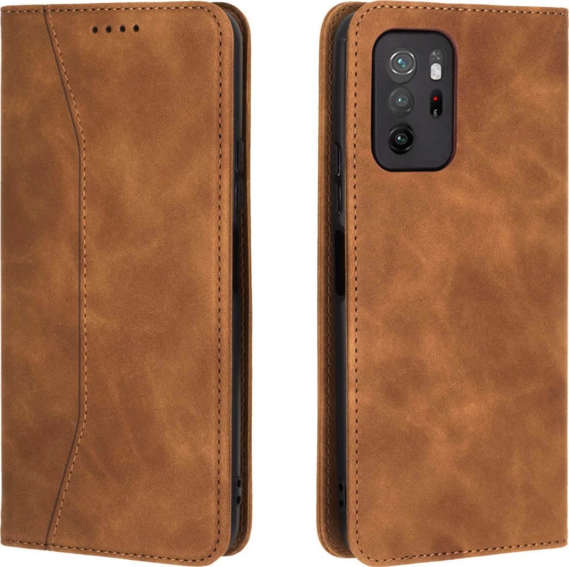 Bodycell Θήκη - Πορτοφόλι Xiaomi Poco M3 Pro 5G - Brown (5206015065743)