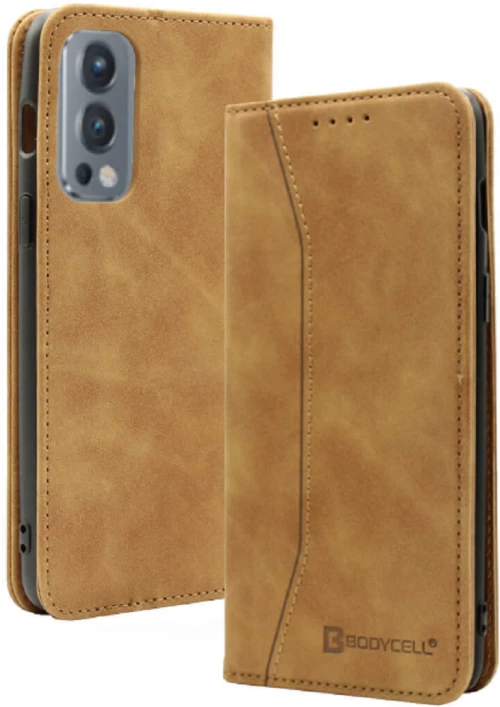 Bodycell Θήκη - Πορτοφόλι OnePlus Nord 2 5G - Brown (5206015058646)