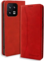 Bodycell Θήκη - Πορτοφόλι Xiaomi 13 - Red (5206015017674)