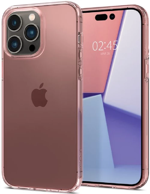 Spigen Θήκη Σιλικόνης Crystal Flex - Apple iPhone 14 Pro - Rose Crystal (ACS04665)