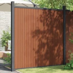 Πάνελ Περίφραξης Καφέ 173 x 186 εκ. από WPC Καφέ 4003982