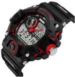Ψηφιακό/αναλογικό ρολόι χειρός – Skmei - 1029 - Red 210298_red