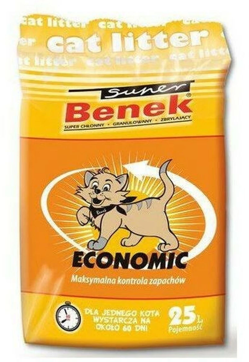 Αμμος για Γάτες Super Benek Economic Γκρι 25 L S9111376