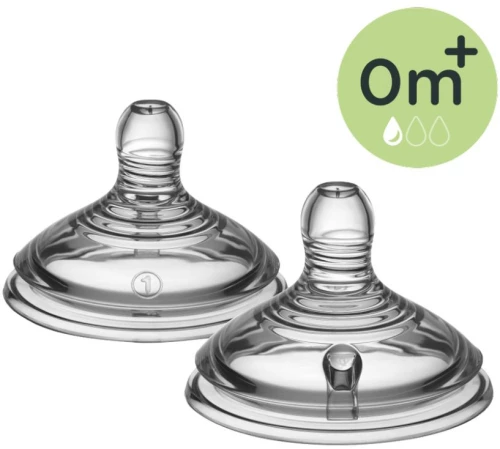 Θηλές Σιλικόνης Μικρής Ροής 0m+ Tommee Tippee-Closer to Nature 2τμχ
