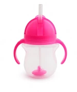 Κύπελλο με Καλαμάκι Munchkin Tip & Sip Cup Pink 207ml