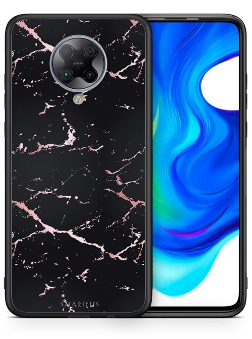Marble Black Rosegold - Xiaomi Poco F2 Pro θήκη