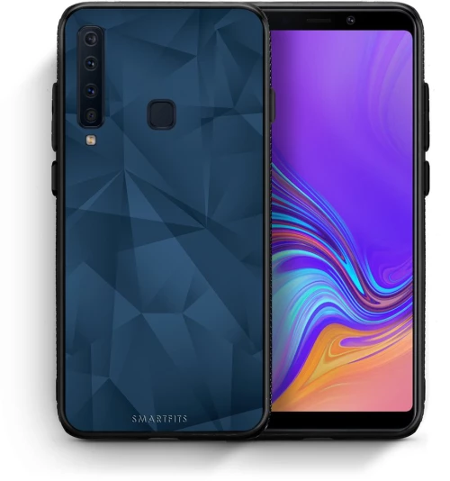 Geometric Blue Abstract - Samsung Galaxy A9 case