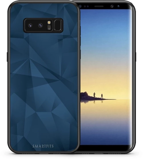 Geometric Blue Abstract - Samsung Galaxy Note 8 case