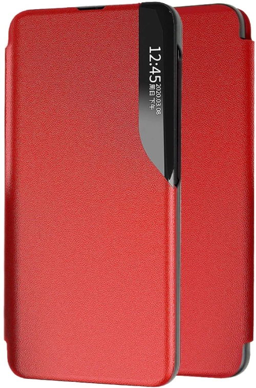 Θήκη Book Ancus Smart Flip για Samsung SM-A346 Galaxy A34 5G TPU Κόκκινο