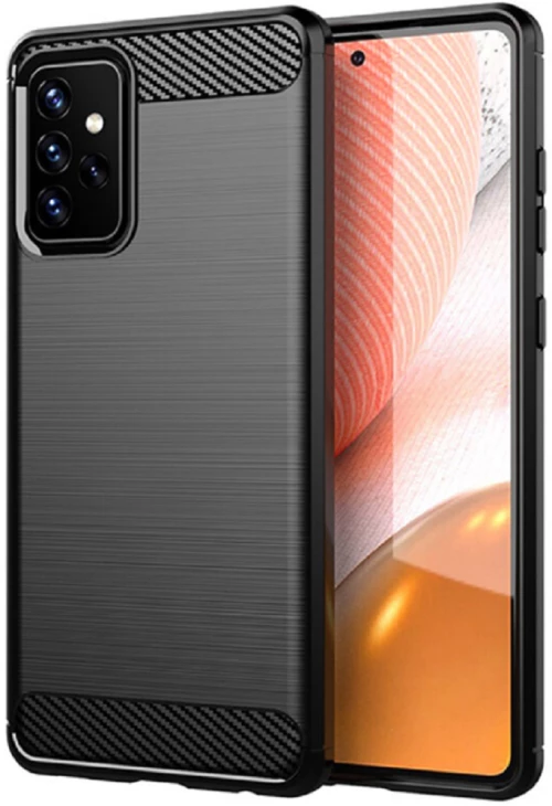 Vivid Carbon Silicone - Θήκη Σιλικόνης Samsung Galaxy A73 5G - Black (UNCAGALAXYA73BK)