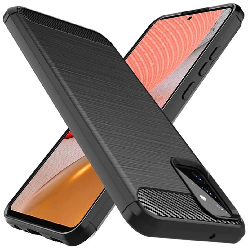 Vivid Carbon Silicone - Θήκη Σιλικόνης Samsung Galaxy A73 5G - Black (UNCAGALAXYA73BK)