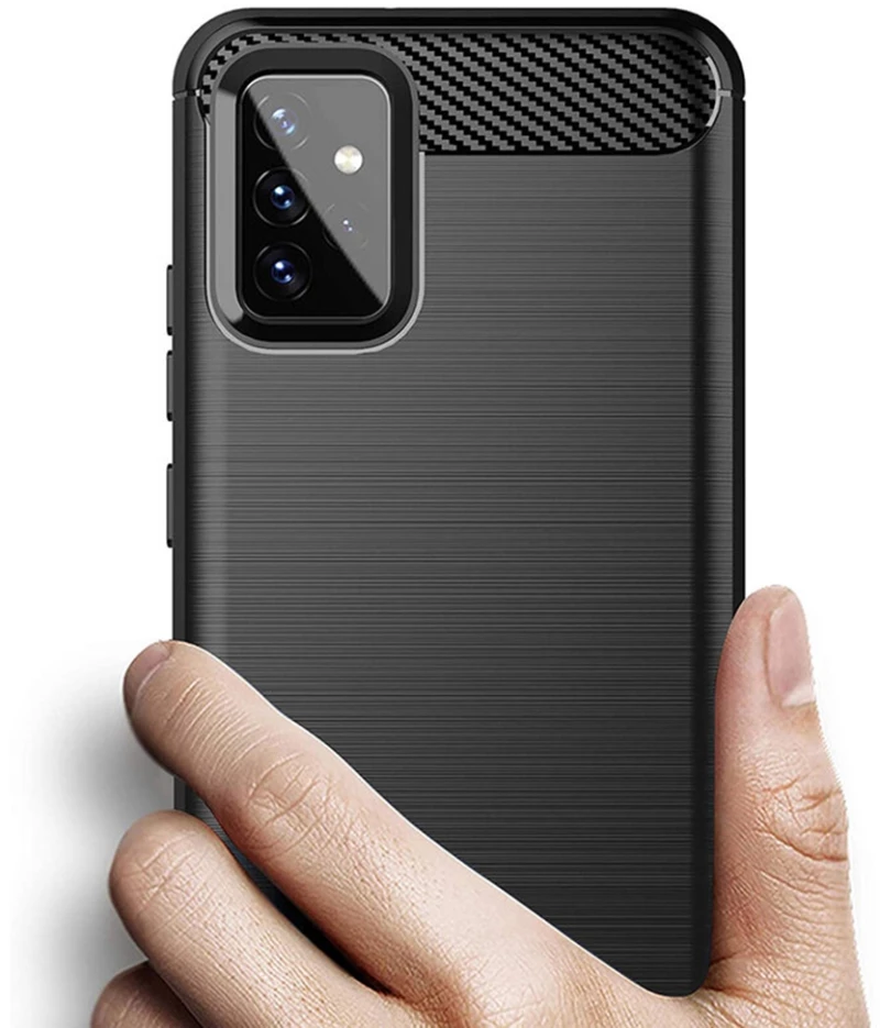 Vivid Carbon Silicone - Θήκη Σιλικόνης Samsung Galaxy A73 5G - Black (UNCAGALAXYA73BK)
