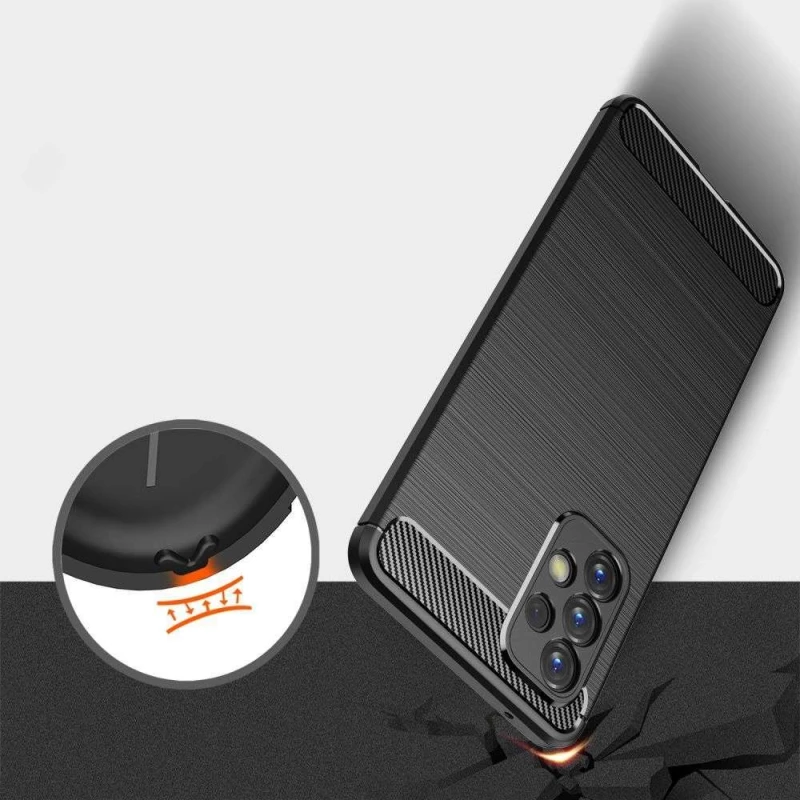 Alogy Rugged Armor Θήκη Σιλικόνης Carbon - Samsung Galaxy A73 5G - Black (5907765664162)