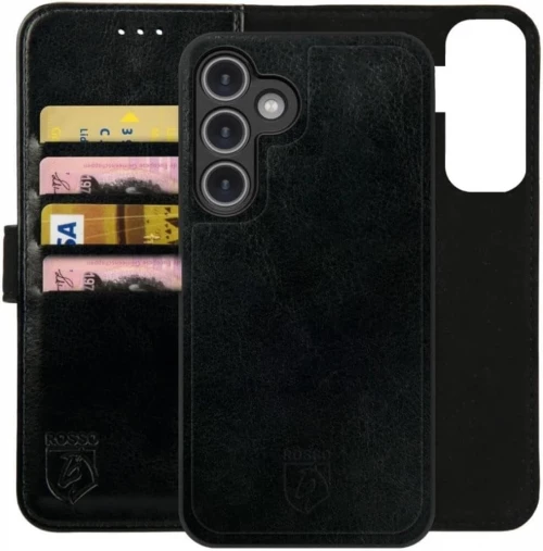 PU Θήκη Πορτοφόλι - Samsung Galaxy S24 Plus - Rosso Element 2 in 1 - Black (8719246427688)