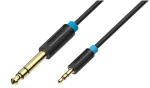 Vention 3.5mm Male to 6.5mm Male Audio Cable 2m Black (Babbh) (Venbabbh)
