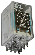 Adeleq Διακόπτης Ρελέ Λυχνίας Μίνι Led Και Test 14 Πόδια 110Vdc 11-311008