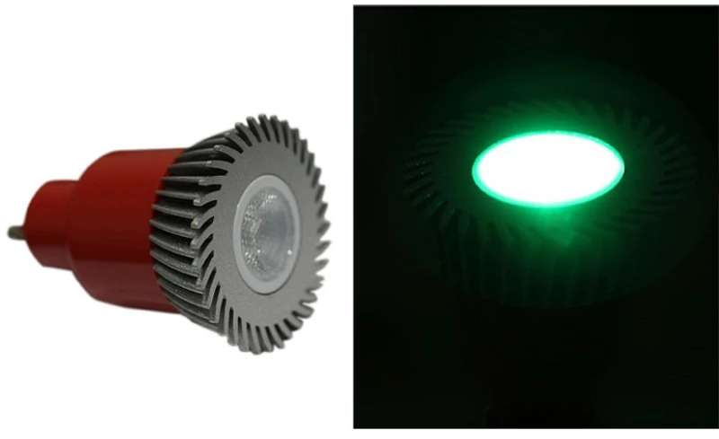 Adeleq Led Λάμπα Ισχύος Gu10 3W 230V 1 Led 30° Πράσινη 13-100335