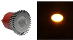 Adeleq Led Λάμπα Ισχύος Mr16 3W 230V 1 Led 30° Πορτοκάλι 13-160333