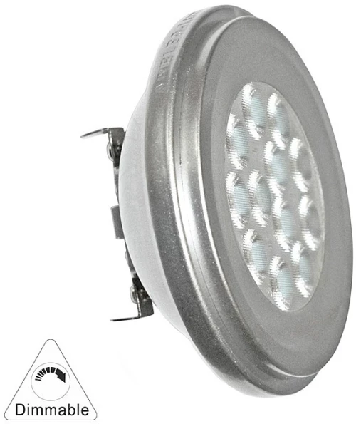 Adeleq Led Λάμπα Αλουμινίου Ar111 12W 12Vac-Dc Ντιμαριζόμενη 24° Ψυχρό 13-111122409