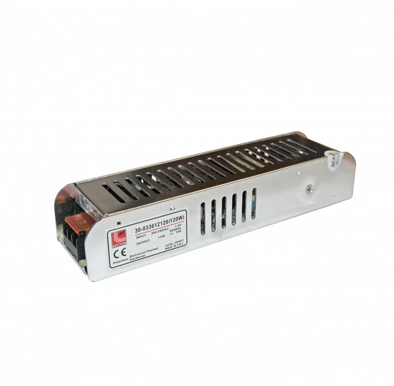 Adeleq Τροφοδοτικό Μίνι Για Ταινίες Led 240V/12Vdc 120W 30-033612120