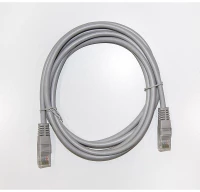 Adeleq Καλώδιο Patch Cord Δικτύου 4x2x7*0.16mm UTP Cat.5e 3m Γκρι 9-014536