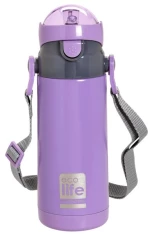 Ecolife Θερμός Παιδικός Kids Thermos 400ml Lilac 33-BO-2995