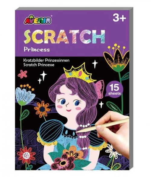 Avenir Ζωγραφική Scratch 3+ Ετών Princess - Πριγκίπισσα 60802