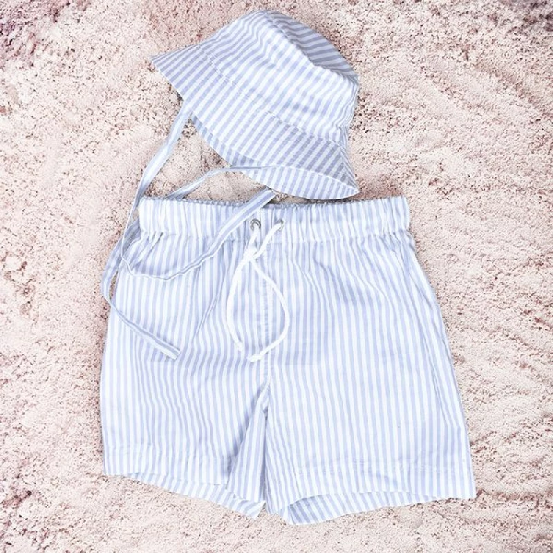 Swim Essentials Βαμβακερό Καπέλο Με Προστασία UPF50Plus Light Blue SWE-2022SE291