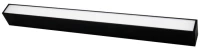 Adeleq Φωτιστικό LED Αλουμινίου Γραμμικό Στενό 18W 230V 3000K 60cm Μαύρο 21-60018001