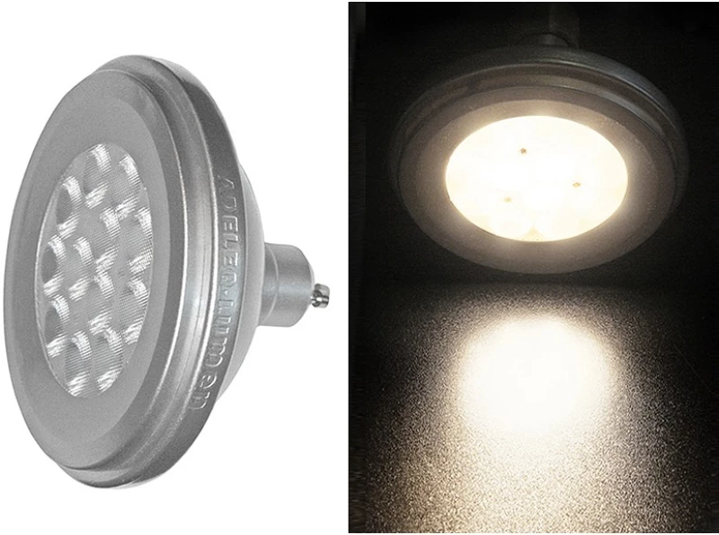 Adeleq Led Λάμπα Αλουμινίου Ar111 Gu10 12W 230Vac 36ο 3000Κ Θερμό 13-1111200