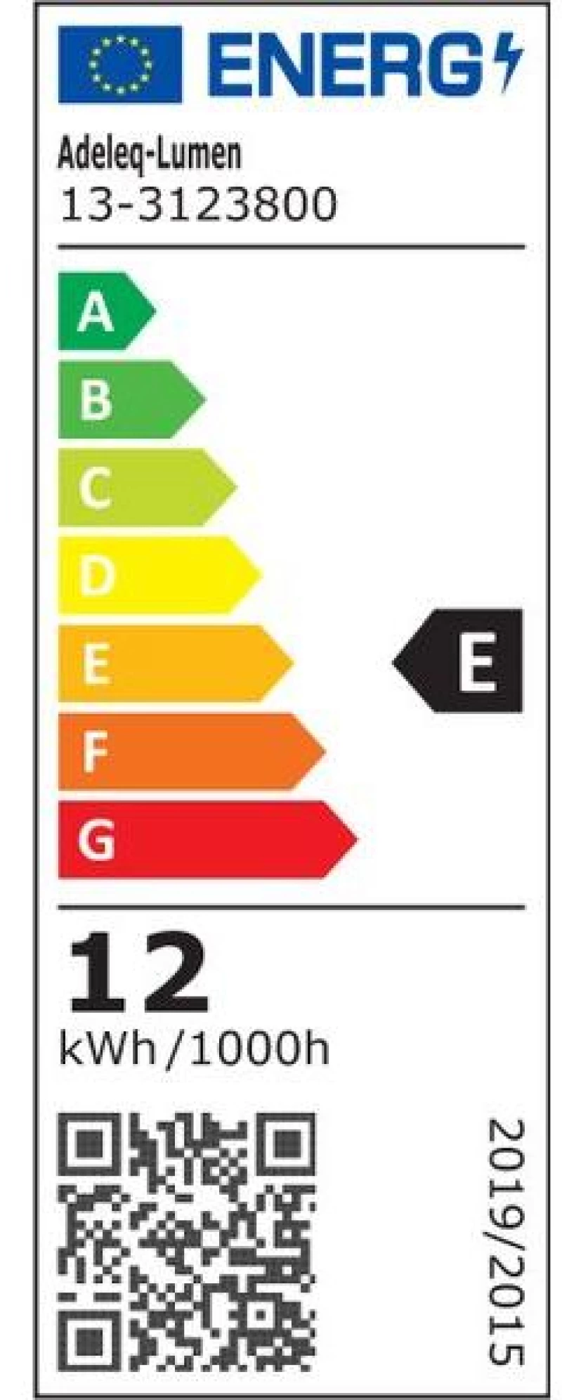 Adeleq LED Λάμπα PAR30 PC E27 12W 230V 38ο 3000Κ Θερμό 13-3123800