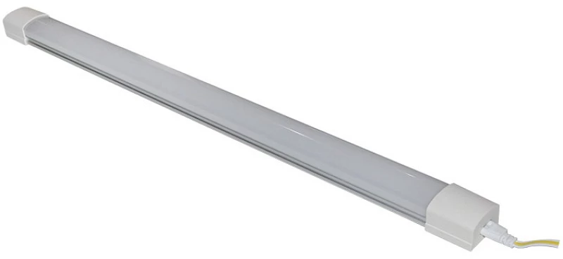 Adeleq Φωτιστικό Led Αλουμινίου 60cm 18W Λευκό Με Ασημί Βάση 3000K 3-0601800