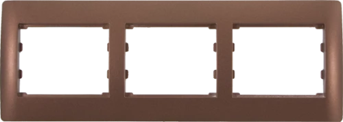 RHYME TRIPLE PANEL COFFEE METALLIC