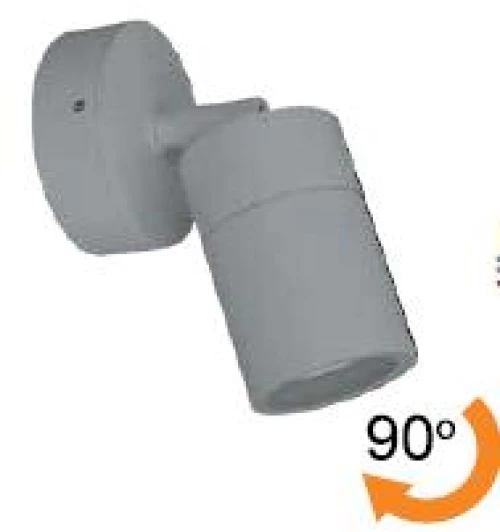 ΑΠΛΙΚΑ,GU10 ΠΕΡ90`ΜΑΥΡΟ Max20w,100-240V,IP65Φ85x100xΦ60mm,ΑΛΟΥΜΙΝΙΟΥκΓΥΑΛΙx