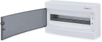 SURFACE MOUNTING 12 MODULES 1 ROW WHITE DOOR