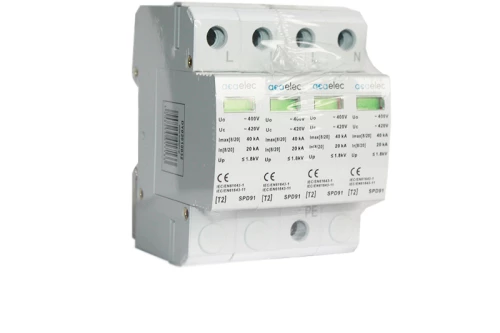 SPD SURGE PROTECTION T2 TYPE 3P+n 40kA