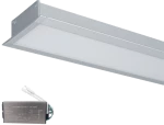 LED PROFIL FLUSH S48 24W 4000K 1200mm GREY+ EM