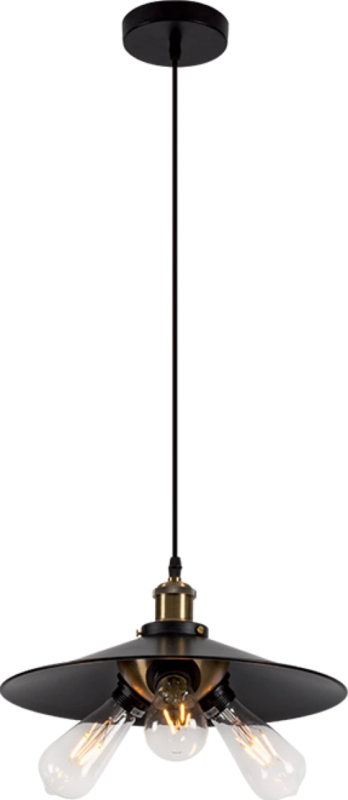 DAMON PENDANT 3XE27 BLACK